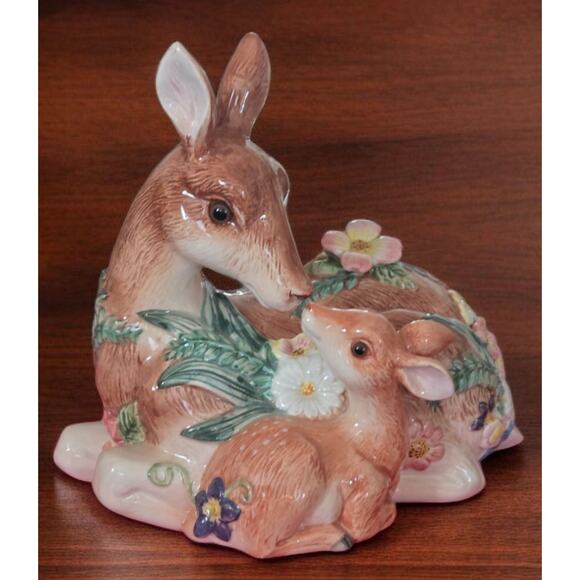 Fitz and Floyd Classics Woodland Spring Collection Animal Box with Lid Vintage - Picture 11 of 11